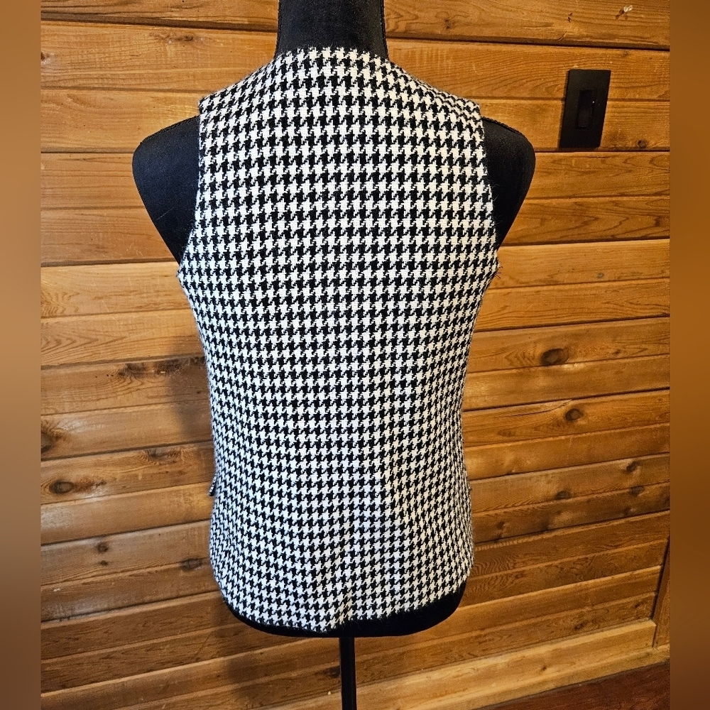 Houndstooth Womens Vest XXS/XS - Picture 2 of 9